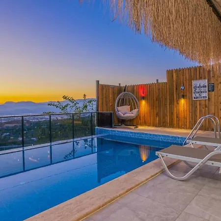 Villa Private Sahin-2 Pool Heater Available Kaş