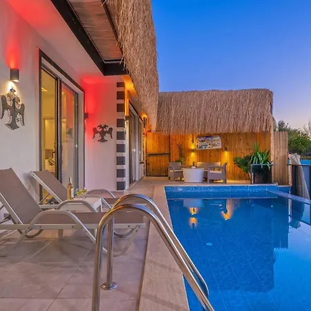 Private Sahin-2 Pool Heater Available Villa Kaş